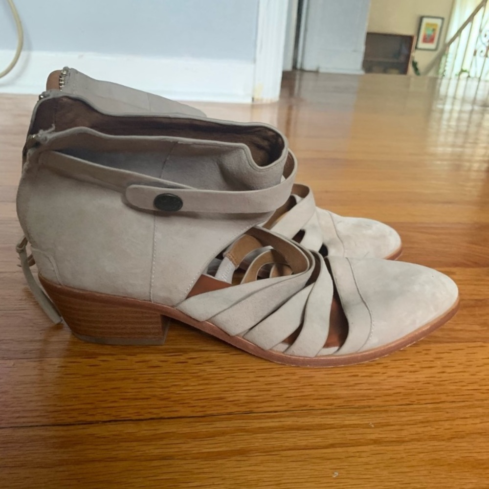 Rebecca minkoff strappy ankle boots, size 8